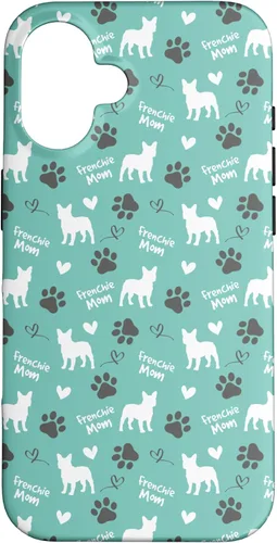 Miniatura 31 de Funda para iPhone 13 Pro Max Frenchie Mom Bulldog Francés Mamá Azul Mujeres