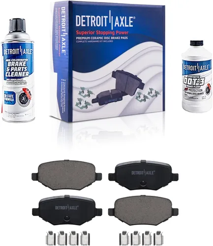 Miniatura 139 de Detroit Axle - Pastillas de Freno Delantero para Nissan Altima Maxima Sentra 350Z Cube Juke Versa INFINITI G20 G35 I30 I35 Suzuki SX4, Pastillas