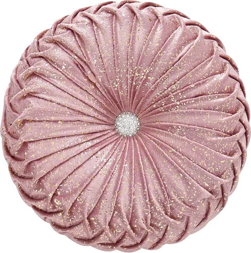 Miniatura 17 de EUCIOR Almohadas Decorativas Doradas, Almohada Circular, Almohadas Decorativas Plisadas de Calabaza Hechas a Mano, Almohadas Doradas, Almohadas