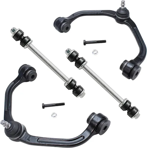 Miniatura 123 de Detroit Axle - Kit de 4 brazos de control delanteros para Ford Mustang 05-10, 2 brazos de control inferiores, 2 puntales 2005 2006 2007 2008 2009