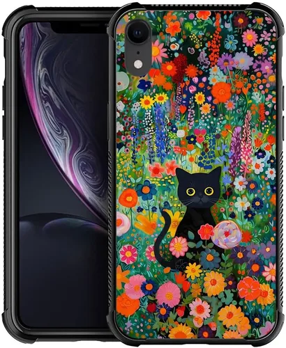 Miniatura 12 de DJSOK Funda compatible con iPhone XR, H American Eagle Flag con cuatro esquinas, protección a prueba de golpes, TPU suave y patrón de policarbonato