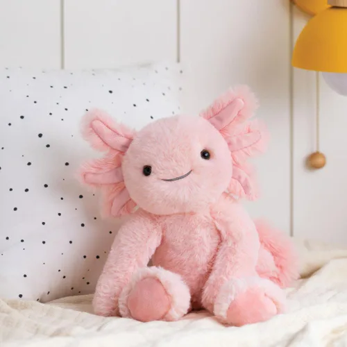 Miniatura 7 de Vermont Teddy Bear Peluche de Axolotl – Juguetes de Animales de Peluche Axolotl Rosa de 15 Pulgadas, Peluche Ultra Suave y Tierno, Juguete de Regalo