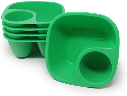 Miniatura 12 de Rolling Sands Cuencos reutilizables para aperitivos y inmersiones, 5 unidades, fabricados en Estados Unidos, aptos para lavavajillas y microondas