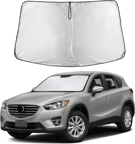 Miniatura 87 de EcoNour Parasol para parabrisas compatible con Hyundai Tucson 2016-2019 2020 2021, visera solar para parabrisas delantero y ventana, bloqueador