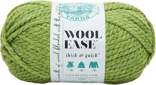 Miniatura 36 de Lion Brand Yarn - Ovillo de lana Wool-Ease Thick & Quick color fuerza aérea