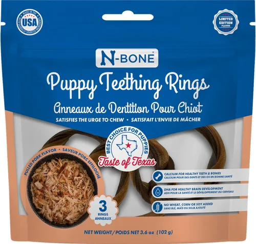 Miniatura 23 de N-Bone Anillos de dentición para cachorros, sabor a pollo sin granos, 6