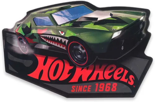 Miniatura 9 de Mattel Hot Wheels - Letrero de metal para dormitorio, sala de juegos o garaje