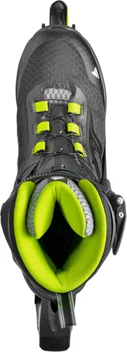 Miniatura 5 de Rollerblade Macroblade 84 BOA, Patines en línea de fitness para adultos, negro y lima, patines en línea de rendimiento