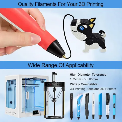 Miniatura 5 de MIKA3D 2 Envases de muestra de recambio de filamento de seda PLA de dos colores en 1, 16 sedas diferentes de seda PLA de dos colores, cada una de 4