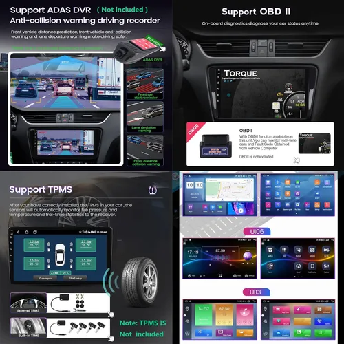Miniatura 7 de Radio de coche Android de 9 pulgadas estéreo doble DIN con navegación pantalla táctil estéreo para coche con cámara de respaldo GPS para Lada Granta