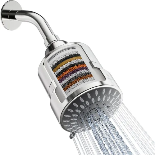 Miniatura 9 de Mist Cabezal de Filtro de Ducha para Agua Dura Mejora la Piel, el Cabello y las Uñas - Cabezal de Ducha Filtrado Compacto de Alto Rendimiento