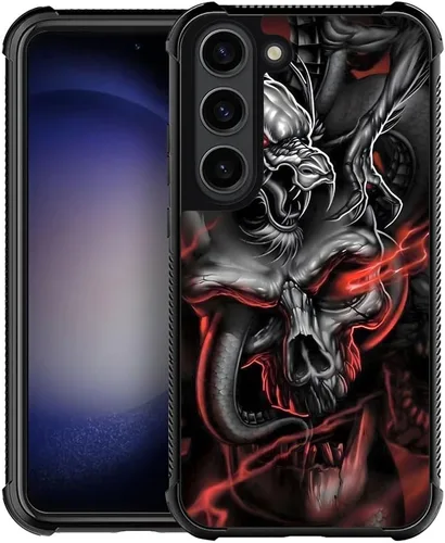Miniatura 402 de CARLOCA Funda compatible con Samsung Galaxy S22 Ultra, diseño gráfico de Star Howling Wolfs Samsung Galaxy S22 Ultra, diseño gráfico, a prueba