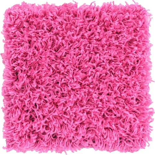 Miniatura 2 de Unique Loom - Alfombra de área de la colección Solid Shag (1 pie cuadrado, rosa taffy)
