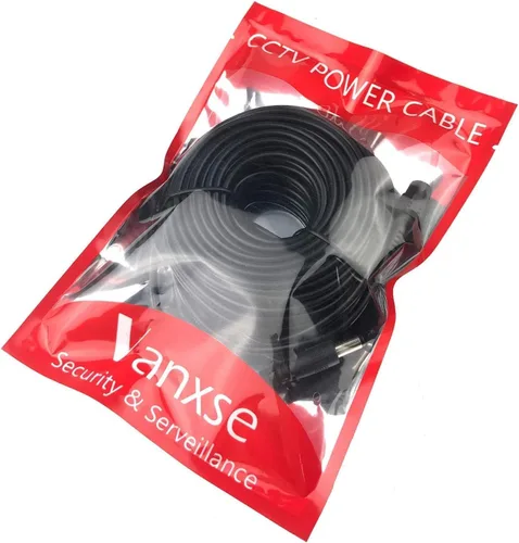Miniatura 9 de Dc 12v CCTV Cable de extensión de alimentación 0.083x0.217 in para cámara de seguridad CCTV WiFi cámara de vigilancia IP NVR Dvr tira LED enrutador