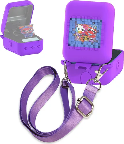 Miniatura 8 de Bitzee - Funda de silicona para Bitzee Original Interactive Toy Digital Pet con 15 animales, cubierta protectora para Bitzee Original Virtual Azul