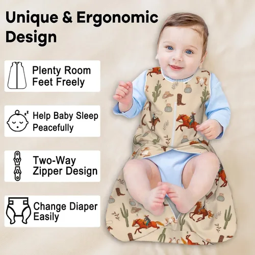 Miniatura 3 de Manta de bebé unisex para bebé, estilo occidental, 0-6 meses