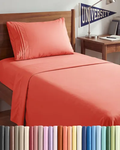 Juego de sábanas de 3 piezas tamaño Twin XL - Sábanas cómodas, transpirables y refrescantes - Ropa de cama de lujo hotelero para mujeres, hombres,