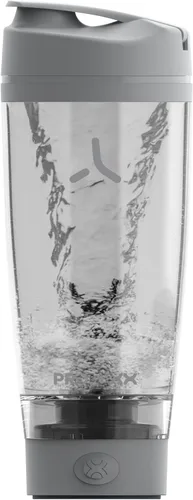 Miniatura 10 de Promixx PRO Shaker Bottle New Edition - Recargable, potente para batidos de proteínas suaves, incluye almacenamiento de suplementos, sin BPA, taza