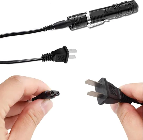 Miniatura 5 de Cable cargador para pistola aturdidora compatible con VTS-T03, VTS-195; Police 305, Police 928-58, Avenger, Guard Dog Security, Jolt, Stun Master