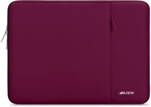 Miniatura 66 de MOSISO Funda vertical de poliéster con bolsillo para laptop de 15, 15.6 y 16 pulgadas, para computadora MacBook Pro 16 M4, M3, M2 y M1, HP, Acer