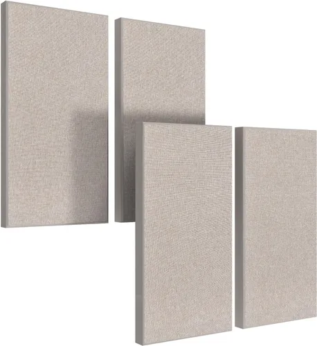 Miniatura 13 de UMIACOUSTICS 2 paneles acústicos de fibra de vidrio, paneles de absorción de sonido de 48 x 12 x 2 pulgadas, paneles a prueba de sonido para Gris