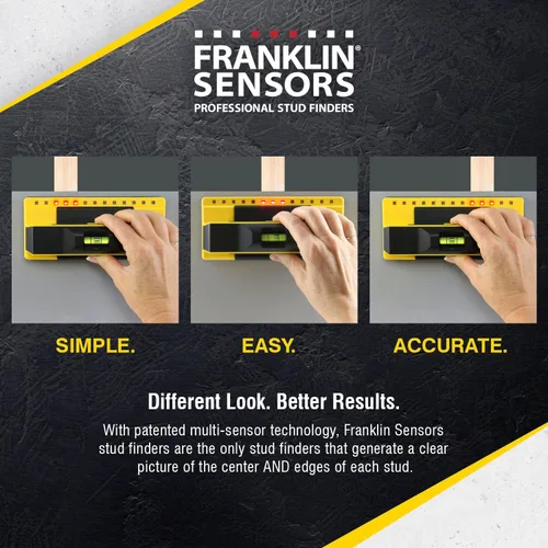 Miniatura 2 de ProSensor 710 + Stud Finder profesional con nivel de burbuja integrado y regla Amarillo