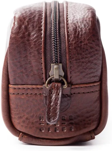 Miniatura 2 de Moore and Giles Titan Milled Brown George Mini Dop Kit para hombre, Titan Milled Brown
