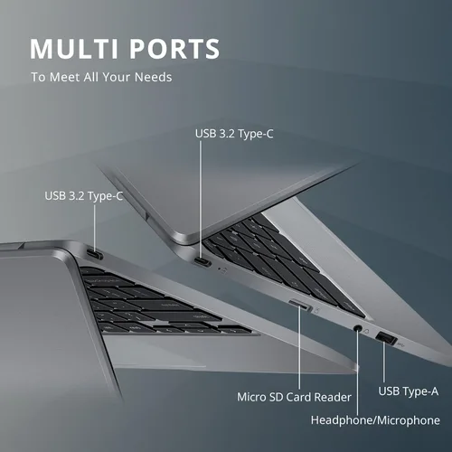 Miniatura 9 de ASUS Chromebook C223 - Laptop HD de 11.6 pulgadas, procesador Intel Celeron N3350, 4 GB de RAM, 32 GB eMMC, gráficos Intel UHD, cámara web 720P