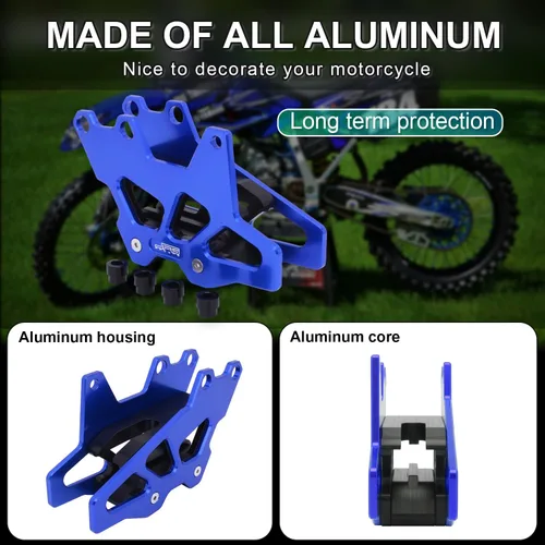 Miniatura 3 de AnXin Guía de cadena de motocicleta Protector de protección CNC para YZ125 YZ250 YZ250F YZ400F YZ426F YZ450F DRZ400 DRZ400E DRZ400S DRZ400SM WR250F