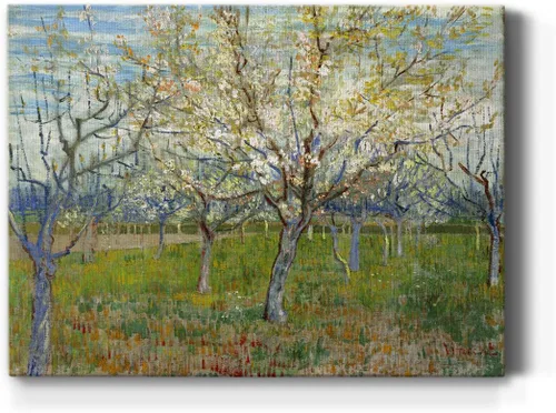 Miniatura 35 de Renditions Gallery Vincent Van Gogh Impreso Flores de almendra, famosa reproducción de pintura, lienzo de alta calidad envuelto en galería, listo