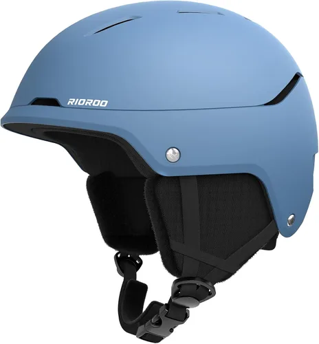 Miniatura 8 de Casco de esquí para mujeres y hombres, casco de snowboard certificado de seguridad con carcasa dura de ABS a prueba de golpes para adultos y jóvenes