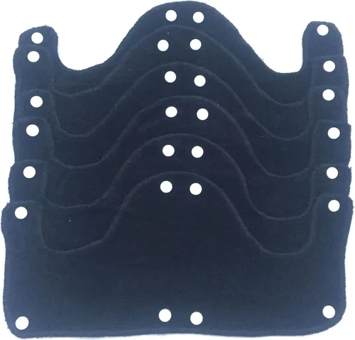 Miniatura 31 de Banda para el sudor para sombrero duro grande de color gris oscuro, forro de sombrero duro reutilizable y lavable de terry de algodón, se ajusta