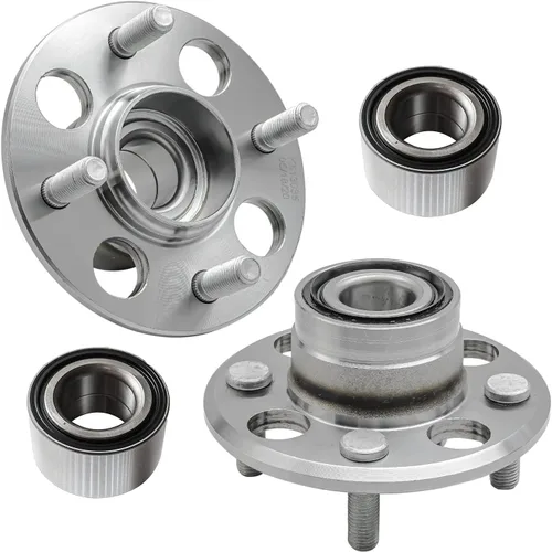 Miniatura 310 de Detroit Axle - Kit de nudillos de dirección delantera izquierda para Ford Edge Lincoln MKX 07-10, cojinete de rueda del lado del conductor, nudillo