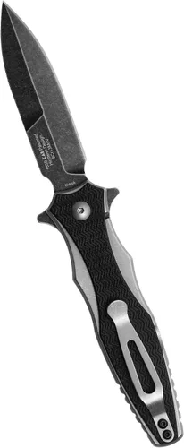 Miniatura 3 de Kershaw Decimus A/O Frame Lock Cuchillo Negro GFN (3.25" Blackwash) 1559