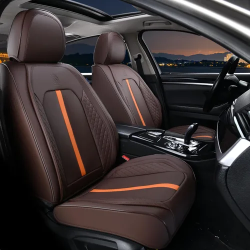 Miniatura 10 de Doogo Fundas de asiento de automóvil, fundas de asiento delantero para automóviles, protector universal de asiento de automóvil, fundas de asiento