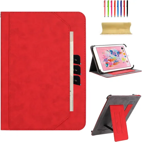 Miniatura 30 de Dteck Funda universal (9.6" a 10.5") - Funda plegable de cuero con tapa para tableta Android 10 10+ pulgadas/Samsung Galaxy Tab 9.6 9.7 10.1 10.4