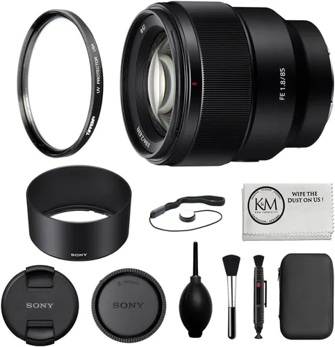 Miniatura 11 de Sony SEL85F18 - F/1.8-22 Teleobjetivo fijo de telefoto mediano de 3.346'', negro, filtro de protección.