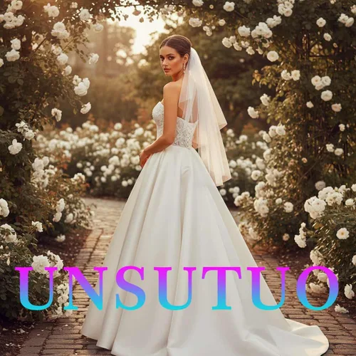 Miniatura 7 de Unsutuo 2 niveles novia velo de novia corto dedo novia tul velo con peine y borde cortado, Marfil, 1 unidad (paquete de 1)