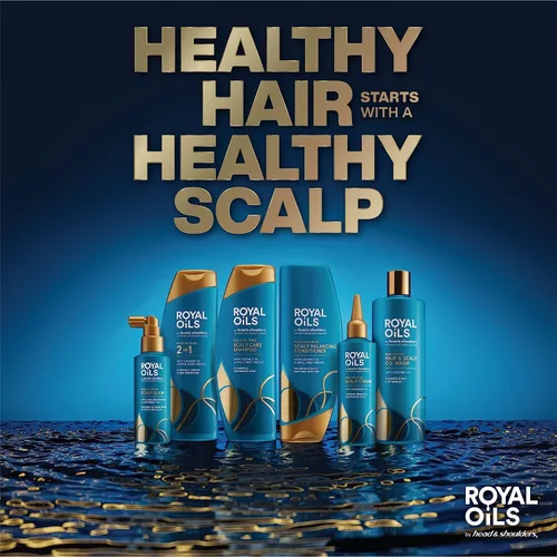 Miniatura 4 de Head & Shoulders Royal Oils - Juego de champú y acondicionador, 1% piritiona de zinc, cuidado e hidratación del cuero cabelludo, acondicionador