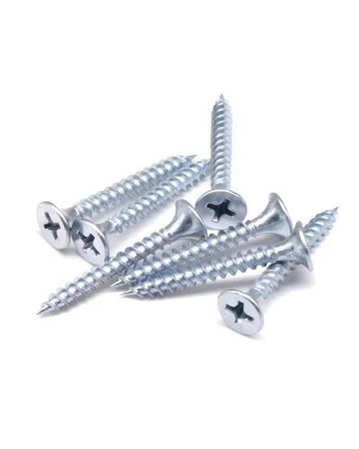 Miniatura 5 de IMScrews 100 tornillos para paneles de yeso de 1 pulgada, Phillips de cabeza plana #6, rosca fina, punta afilada, ideales para paneles de yeso