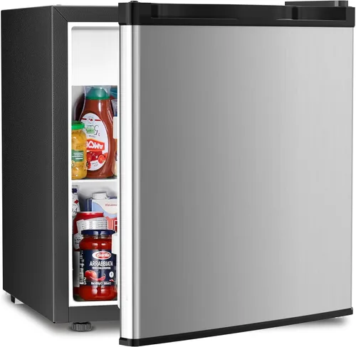 Miniatura 11 de Antarctic Star - Refrigerador compacto de 3.2 pies cúbicos con congelador, mini refrigerador de puerta única con termostato ajustable, estantes
