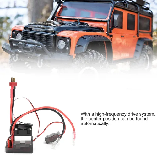 Miniatura 2 de RC cepillado ESC, 320A bidireccional con ventilador de refrigeración de freno, ESC cepillado bidireccional para coches RC barcos, modelos vehículos
