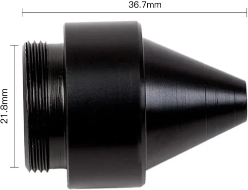 Miniatura 3 de FONLAND Dia de la boquilla del laser del CO2. 59.1 ft m FL38.0.039 in para la cabeza del laser y la máquina de grabado del cortador del laser del CO2