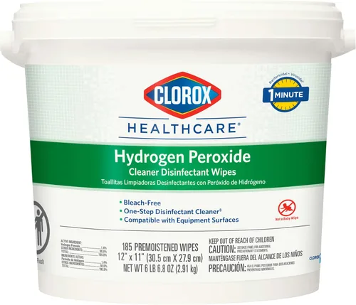 Miniatura 11 de Clorox Healthcare 30824 - Toallitas desinfectantes de peróxido de hidrógeno, recipiente de 95 unidades, 6 recipientes (30824)