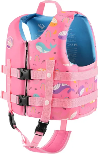 Miniatura 25 de Pottwal Chaleco de natación para niños - Chaqueta de natación - Hecho de neopreno y EPE - con correa ajustable en la entrepierna Verde