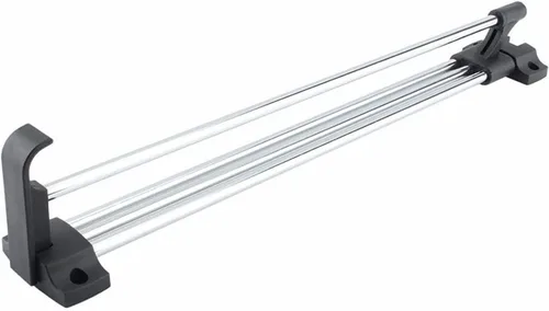 Riel extensible para colgar ropa de armario, barra de armario extraíble de 9.8-19.7 in, riel para ropa de armario, organizador de armario para