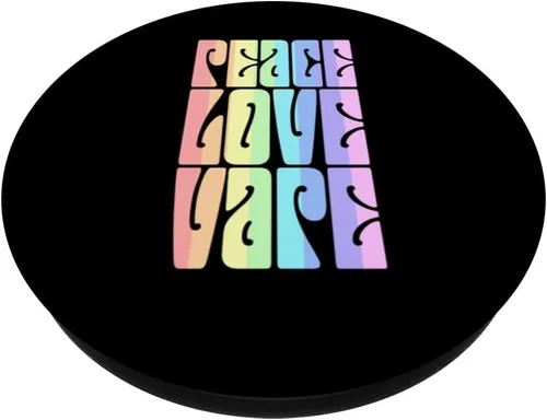 Miniatura 2 de Peace Love Vape - PopSockets de moda pastel intercambiables PopGrip
