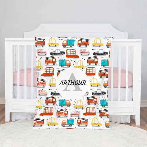 Miniatura 8 de Manta de bebé personalizada, manta de bebé personalizada con nombre para niños y niñas, regalos de bebé para recién nacidos, manta de bebé