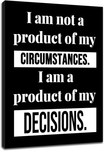 Miniatura 66 de Motivational Wall Art 1% Better Every Day Quote Framed Canvas Poster Inspirational Wall Decor for Office Gym Study Room Small Size Growth Mindset