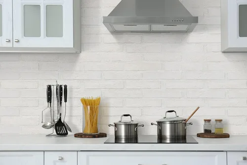 Miniatura 3 de MSI Alpine White - Azulejo de ladrillo de arcilla de 10.5 pulgadas x 28 pulgadas, azulejos de pared de ladrillo para baño, cocina, azulejos de pared